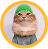 Profile picture of a cat wearing a hat